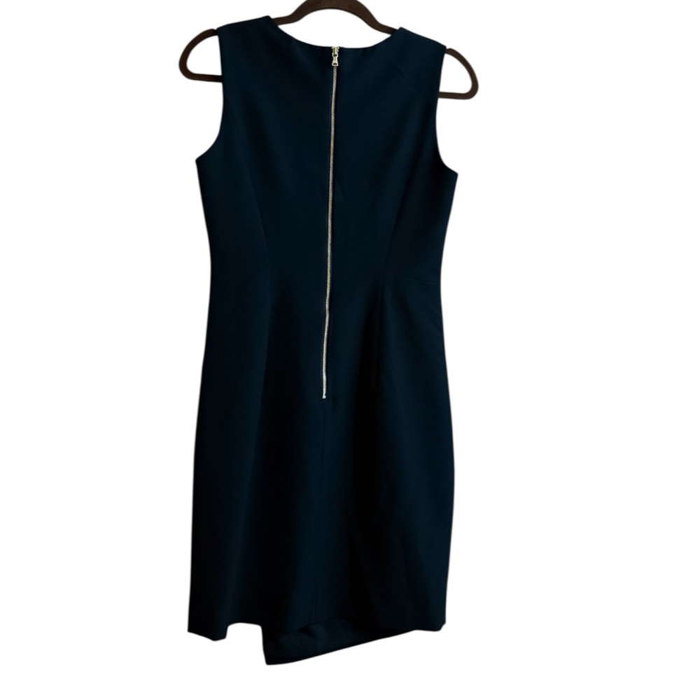 Milly Black with Gold Zipper Sheath Cady Dress
Size 4, Made in USA - Picture 9 of 13